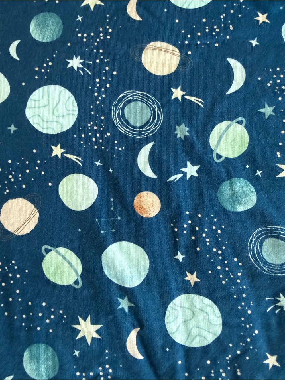 Quince Bamboo baby Sleep Sack Tog 1.0 Navy Planet Pattern, size M (new) - Picture 5 of 6